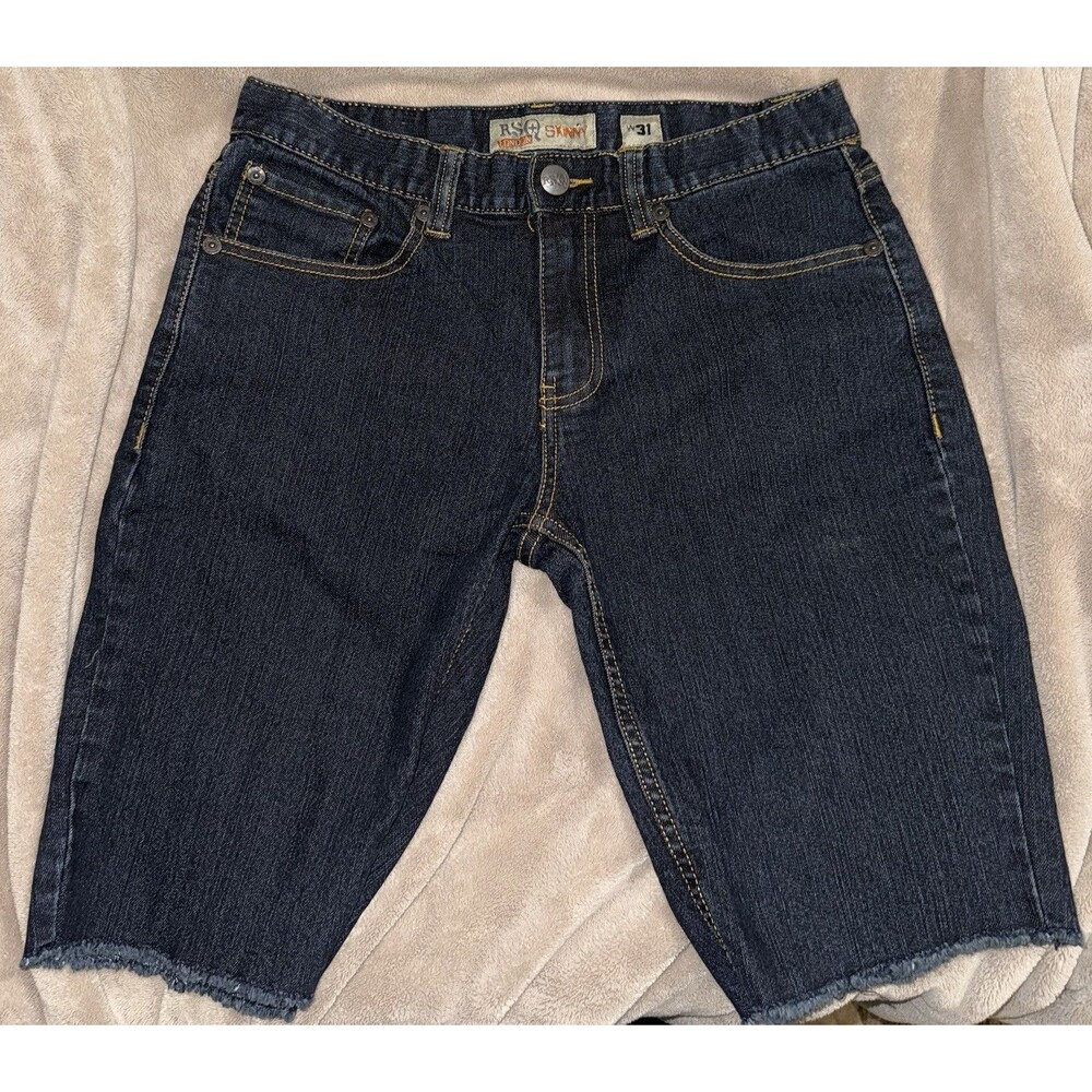 London RSQ Skinny Men’s Shorts Jeans Size 31 Waist.